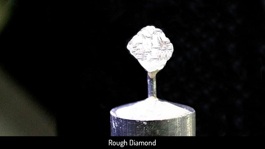this is diamond sawing machine manufacturer, Lazer Duo rough diamond view